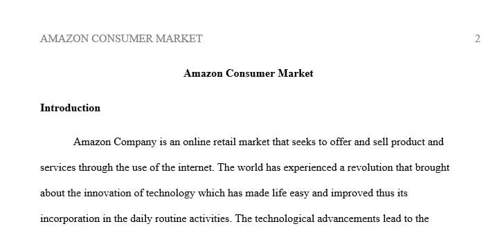 Amazon has created three elements with how they are approaching the consumer market