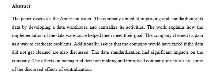Case Study 2: American Water Keeps Data Flowing