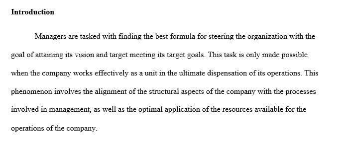 Analytical Exercise 8. Is another form of structural configuration