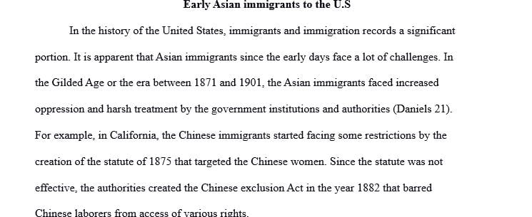 Are you surprised by the way Asian immigrants were treated by the U.S. authorities in California