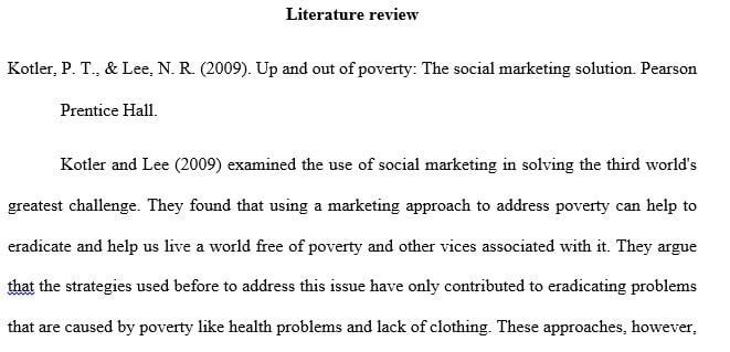 Can marketing be used to change the outcome of poverty