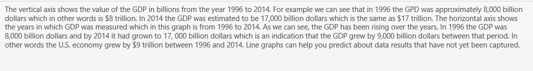 Create 8-slides presentation with speaker notes/references that provides a non-technical explanation of each graph