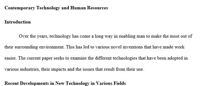 Critically evaluate the impact of new technology in modern corporate workplaces