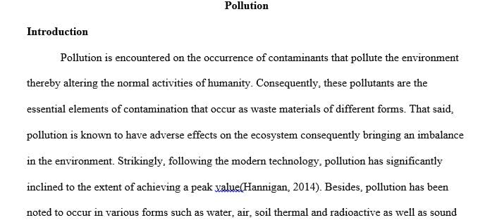 Describe the environmental problem and why you’re are interested in it.