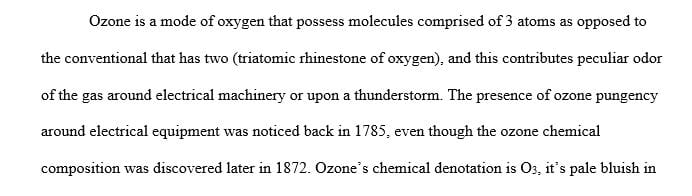 Describe the role of CFCs as a threat to the ozone layer.