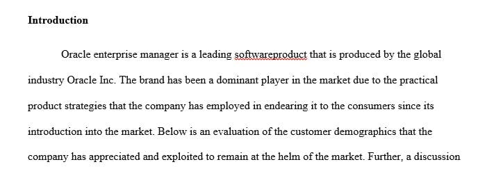 Develop a customer strategy that could be used in the selling process for a product