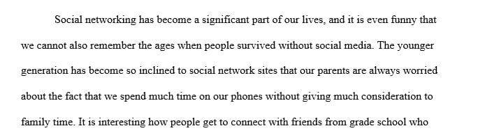 Discuss two or three (2-3) benefits you or others have experienced with social media.