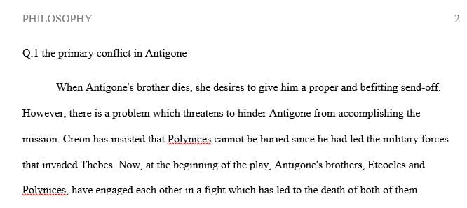 First Question Book:Antigone by Sophocles