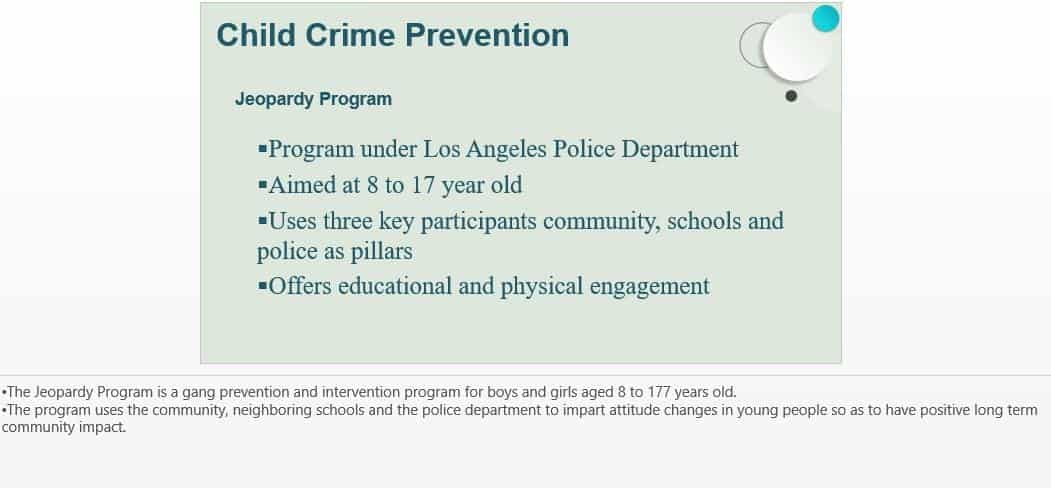 How do the programs work to reduce juvenile crime