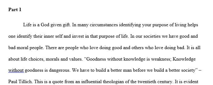 Identify and discuss six values about life and success that you vividly recall learning from your family.