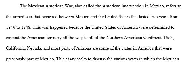  In what ways does the Mexican American War reflect the attitudes of the US people 