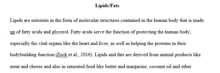 Informative PowerPoint presentation that could be used to teach your classmates about a variety of nutrients