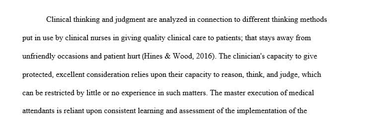 Integrates clinical nursing judgment using effective communication strategies with patient