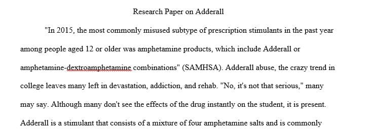 Is unprescribed adderall worth the negative health effects on the human brain and body for success in academics