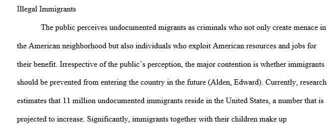 Essay #2: Immigration:Prompt: Most nations deal with immigration in some way shape or form