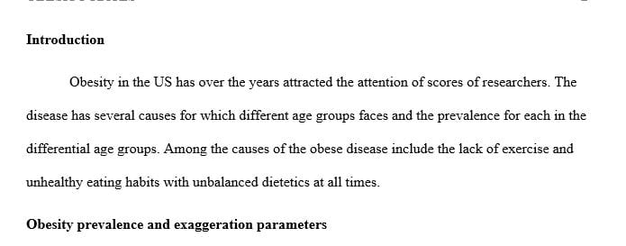 Obesity rates in the USA have been exaggerated in recent years.