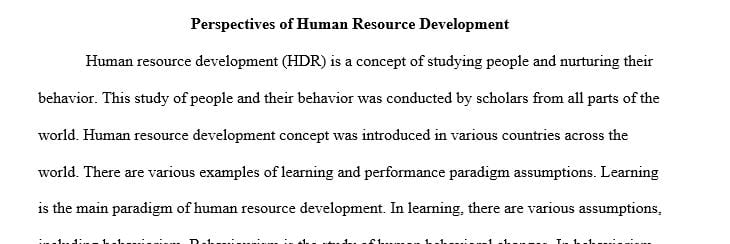 Provide an example of a learning or performance paradigm assumption