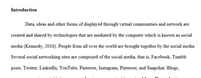 Research about social media gives people an unrealistic view of what life is  