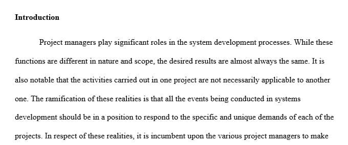 Research two articles concerning information systems development and project management.