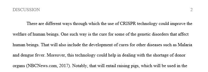 What applications of CRISPR look particularly promising for improving human well-being