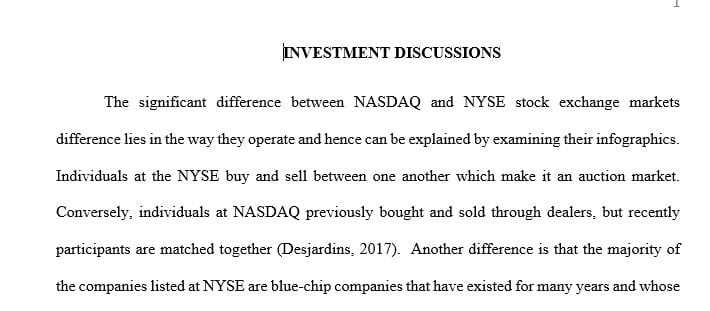 What are the fundamental differences between the Nasdaq and the NYSE