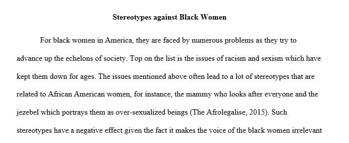 What was the impact of negative stereotypes on the daily lives of Black women