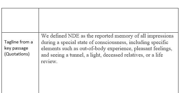 What's the different between NDE and the experience of using drugs