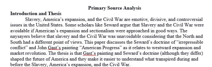 Why did Seward believe that the United States was heading toward an irrepressible conflict