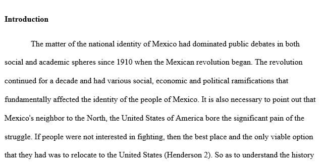 Why it was difficult for Mexico to create a national identity after the Mexican revolution