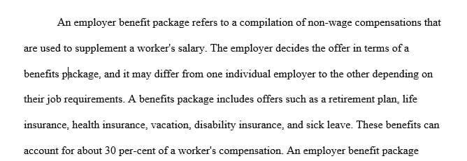 Why might someone consider taking a lower salary for a better benefit package