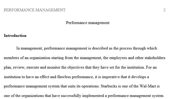 research paper topics in performance management