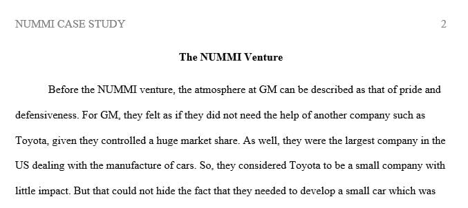 Briefly and professionally describe the atmosphere at the GM plant pre-NUMMI venture.