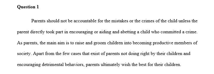 Children raised in homes with delinquent parents are more likely to engage in delinquent behavior now