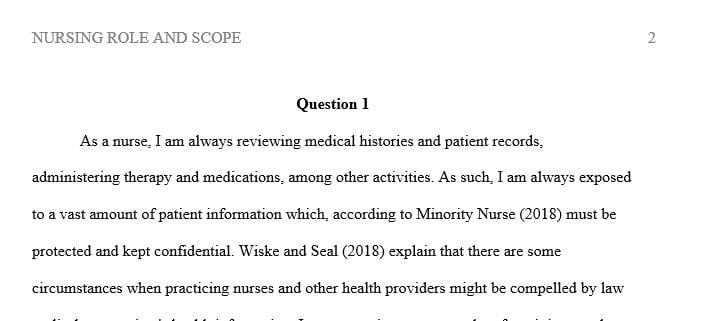 Describe the role of information management nursing practice.