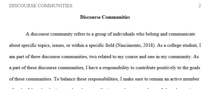 How do you balance your responsibilities as a member of multiple discourse communities