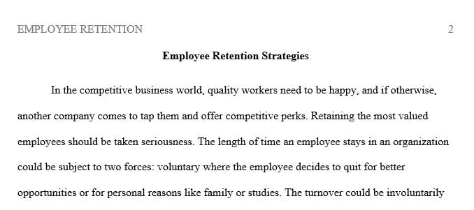 If you became the new manager at a restaurant with high employee turnover, what actions would you take