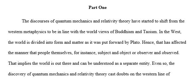 In what ways have the discourses of quantum mechanics and relativity theory brought Western metaphysics closer to Buddhist and Taoist