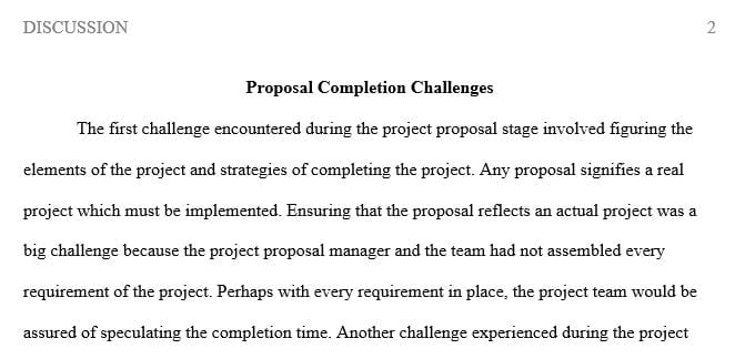 Planning and design and explain any weaknesses of your research proposal