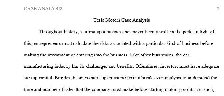 What do you think of Tesla's entry strategy? What barriers did it have to overcome