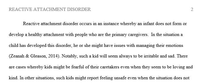 What is Reactive Attachment Disorder and what is its significance in understanding and responding to child maltreatment