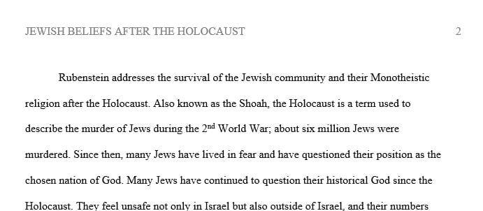 What problems does Rubenstein address in his essay and what solution does he arrive at