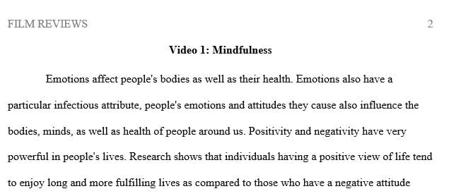 Write a 1 page double spaced report on what mindfulness is and how it relates to stress coping techniques and health