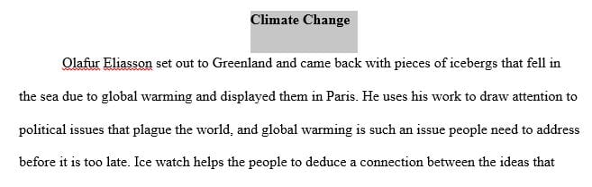 Does Ice Watch help connect what we know with what we are? Does it help educate about Climate Change