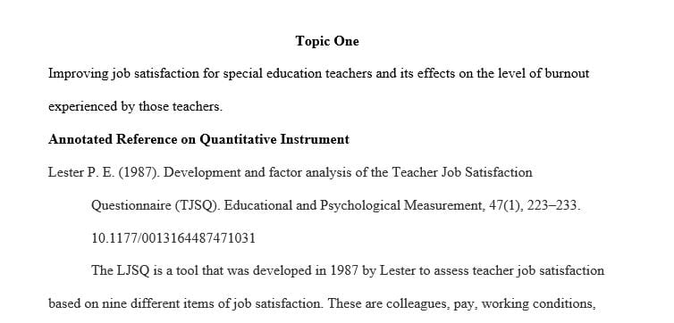 Find the correlation and regression of the job satisfaction for special education teachers among different variables.