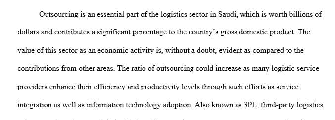 What are Third party logistics firms
