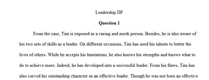 What do you think are the most important traits for a successful business leader