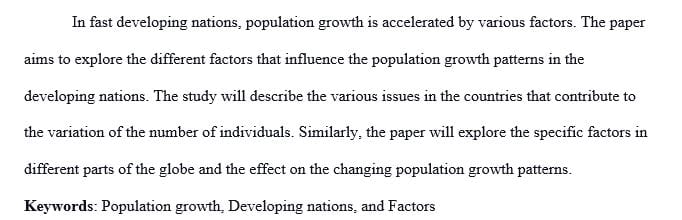 What factors have influenced population growth in the fastest growing countries