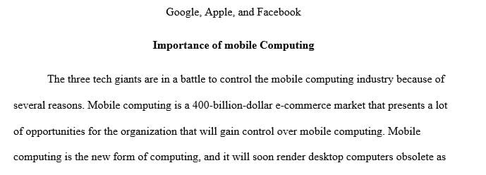 What is the significance of search to the success or failure of mobile computing