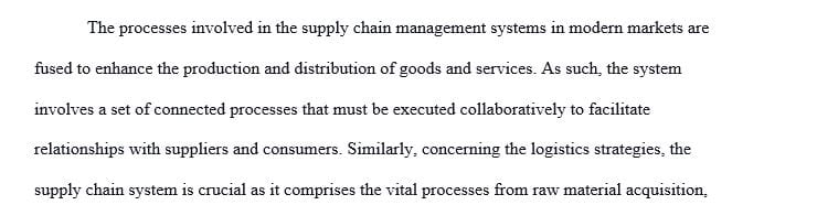 Why in in the current modern trade, the integration of economic affairs from design to completion
