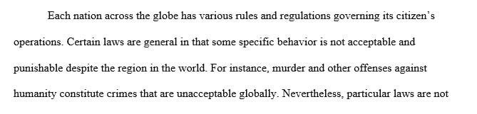 Describe your expectations on finding law from anywhere in the world by use of the internet.